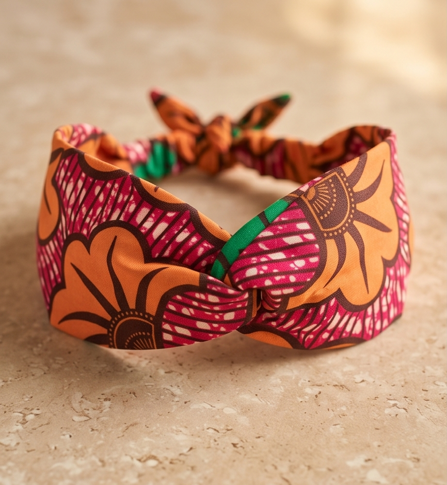 Headband – Fleur rose