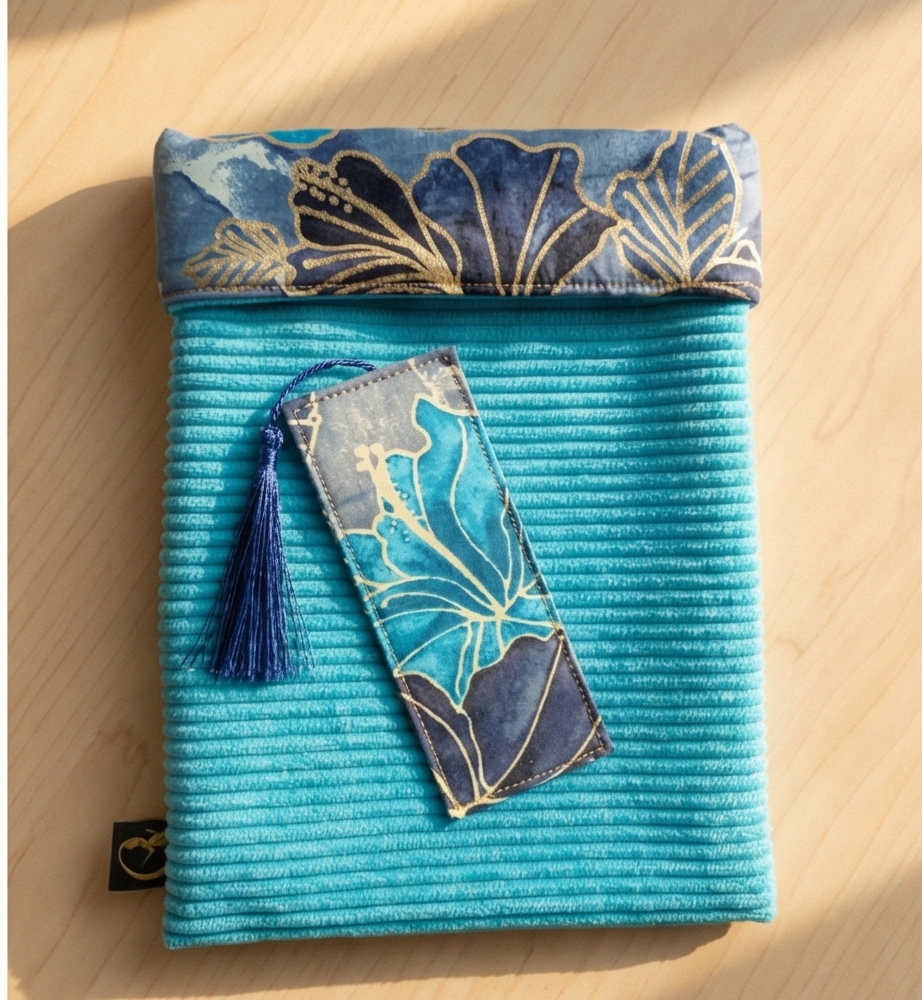 Pochette à livre – Nuit florale