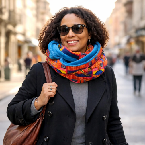 Snood double – Kente